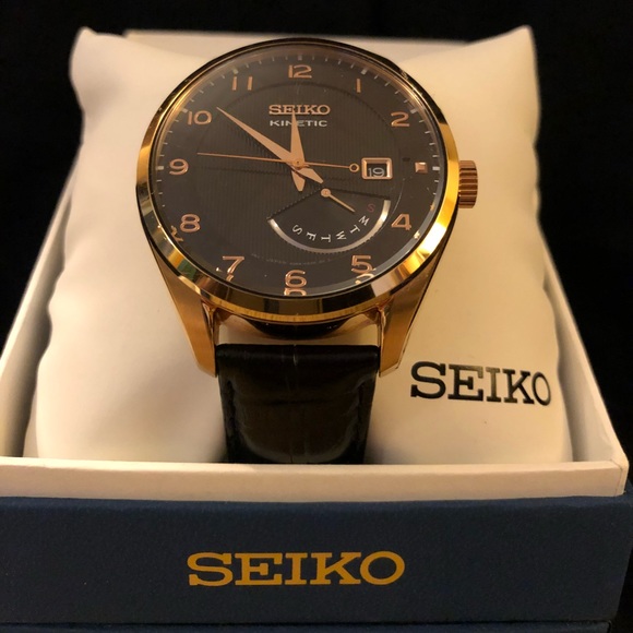 seiko kinetic dress watch
